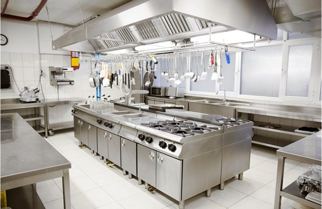 central kitchen layout